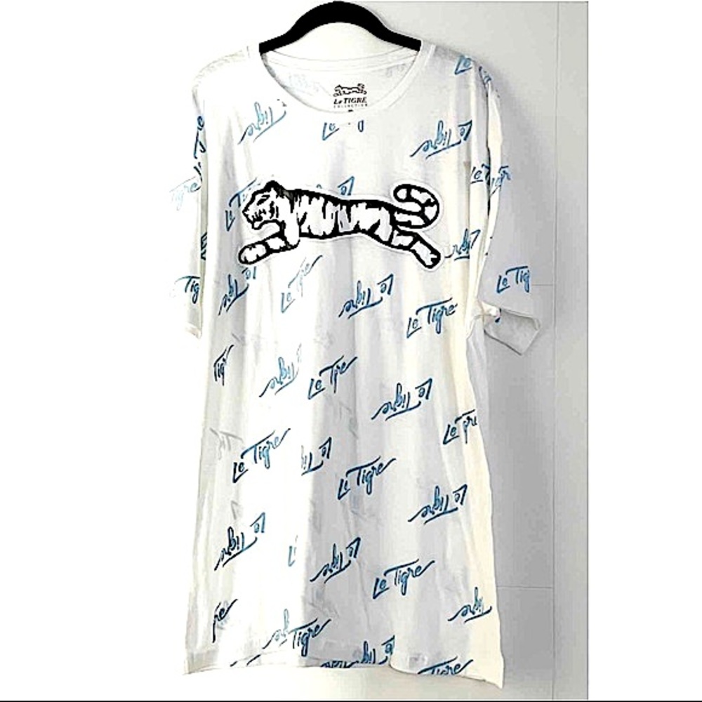 LE TIGRE Men’s Downhill Tiger Logo Graphic Tee